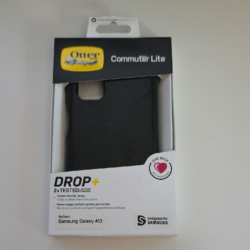 Otterbox Commuter Lite Samsung Galaxy A13 Black Phone Case 2x Tested